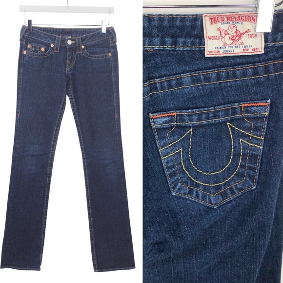 True Religion Denim - True Religion Jeans Johnny Straight Leg Low VG 26